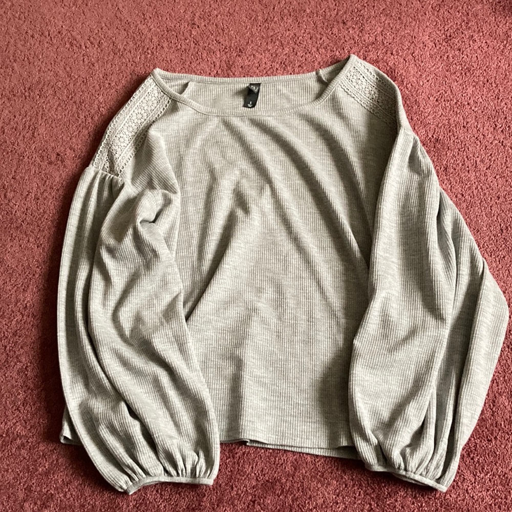Womens Balloon Sleeve Top Size S